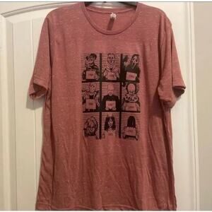 Halloween Horror Shirt Mugshots Size Large